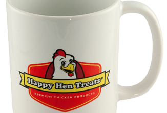 Happy Hen mug txt